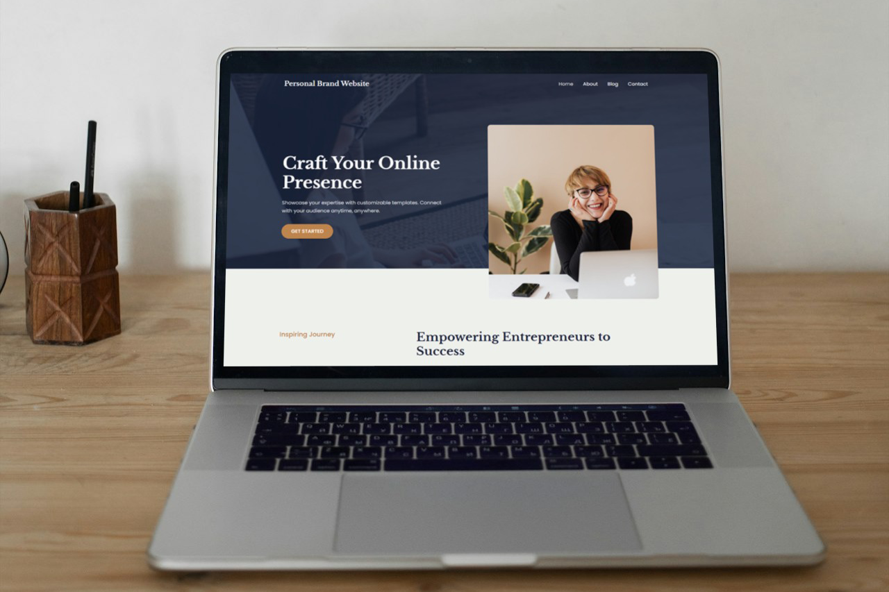 Create Your Free Personal Brand Website With One Click
